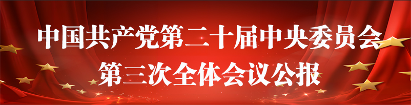 中国共产党第二十届中央委员会第三次全体会议公报(800X205)